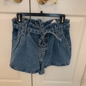 Abercrombie High Rise Jean Shorts